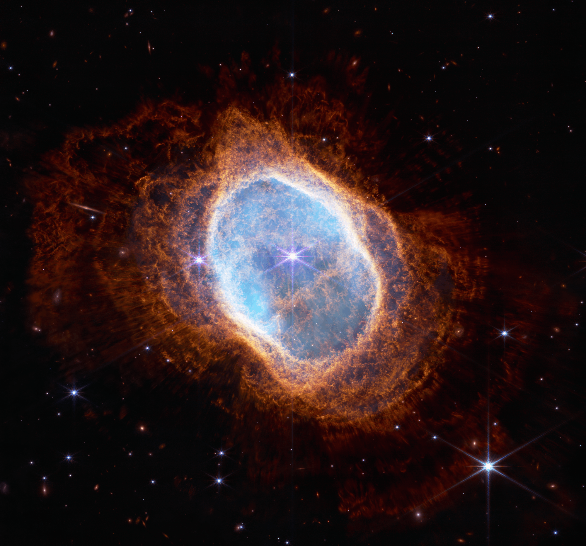 Webb Space Telescope image of the Southern Ring Nebula